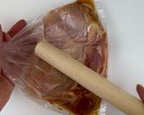 お肉しっとり😋レンジで3分鶏チャーシュー作り方5写真