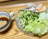 火を使わない辛々冷やしつけ麺を葛切りで作り方6写真