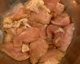 鶏胸肉のおかき揚げ作り方1写真