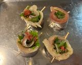簡単!アジの梅しそ巻き焼き作り方4写真