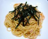 簡単✰明太クリームパスタ作り方4写真