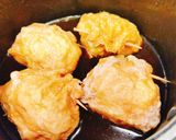 油揚げ卵入り茶巾煮♫作り方6写真