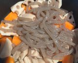 れんこんと人参こんにゃくの煮物作り方5写真