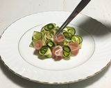 生ハムとズッキーニの冷製パスタ作り方41写真