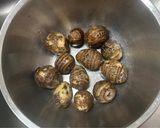 四毒抜き ふきの炊き合わせ作り方7写真