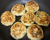 大葉香る♪つくね風豆腐ハンバーグ作り方9写真