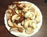 ５種のきのこで腸活♪　焼きキノコの鶏だしマリネ❀作り方3写真