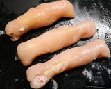 簡単！梅マヨチーズのささみ巻き作り方4写真