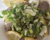 ニラとネギ塩だれの砂肝にんにく炒め😋作り方7写真