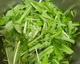 水菜と油揚げのマヨポンサラダ♪作り方1写真