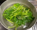 簡単20分⭐︎ほうれん草のくたくた煮パスタ作り方3写真