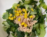 【副菜】チンゲン菜とツナコーンお浸し作り方2写真