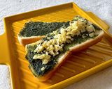 青のりマヨとポテチのカリカリ✨トースト作り方4写真