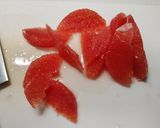 グレープフルーツと生ハムのカルパッチョ作り方1写真