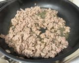 白菜と豚ひき肉の中華風炒め煮作り方2写真