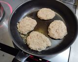 お豆腐入りハンバーグ作り方4写真