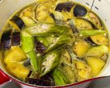 夏にぴったり♪なすとオクラのカレースープ作り方6写真