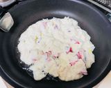 ヘルシー豆腐でお好み焼き（たこ焼き風）作り方4写真