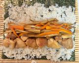 甘辛鶏ごぼうのりまき作り方6写真