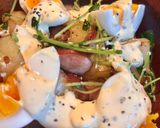 豆苗とジャガイモのデリ風ホットサラダ作り方6写真