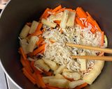 簡単一品！少しの一手間で臭み無の切干大根の煮物作り方6写真
