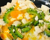 ミニ豆腐&玉子のゴーヤーチャンプルー作り方3写真