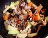 牛バラと野菜のオイスターソース炒め作り方7写真