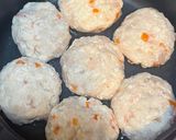 離乳食中期〜鶏胸ひき肉のお豆腐バーグ作り方4写真