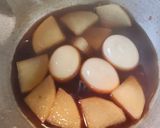 大根と茹で卵の煮物作り方6写真