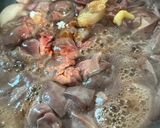 鶏レバーの赤ワイン煮 おかず作り方7写真