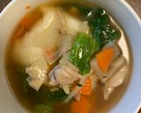 お一人様!お雑煮にさっぱりレモン隠し味作り方1写真