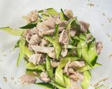 きゅうりと茹で鶏の和風ポン酢サラダ作り方6写真