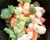 【糖尿病弁当】蒸し野菜　71kcal作り方4写真