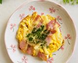 朝食♡ベーコンチーズスクランブルエッグ作り方4写真