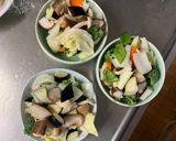 肉無豆腐コク旨クリーミー酸辣炒飯味野菜炒作り方13写真