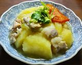 肉じゃが 青梅塩麹漬けセロリとドライトマト作り方9写真