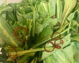 空芯菜のチーズパスタ作り方1写真