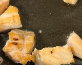 花わさびとサーモンのクリームパスタ作り方10写真