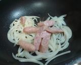 ♬カブとキャベツのトマトスープパスタ♬作り方3写真