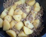 ひき肉とじゃがいもの煮物作り方5写真