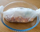 レンジにお任せ!鶏肉と野菜の包み照り焼き作り方4写真