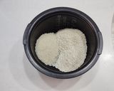 たけのことわらびの山菜おこわ作り方1写真