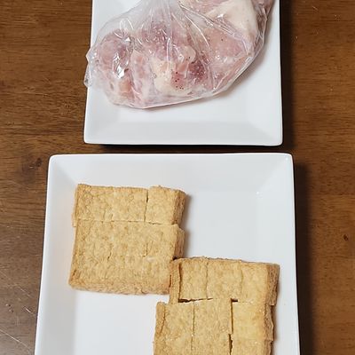 味付け2つ！厚揚げと鶏肉の甘辛いため by カレンガール 【クックパッド