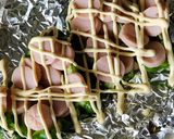 お弁当♪ピーマン魚肉ソーセージチーズ焼き作り方2写真