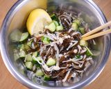 もずくとえのきときゅうりの夏の酢の物🍺作り方3写真