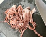イカゲソとクレソンのエスニックサラダ作り方1写真