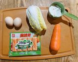 白菜の卵焼き作り方1写真