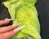 ダイエット！簡単♪鶏むね肉のロールキャベツ作り方5写真