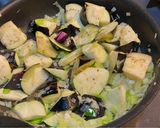 色んな食感😍ナスとキャベツの肉味噌炒め作り方3写真