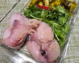 台湾家庭料理*高菜＆白身魚スープ作り方1写真